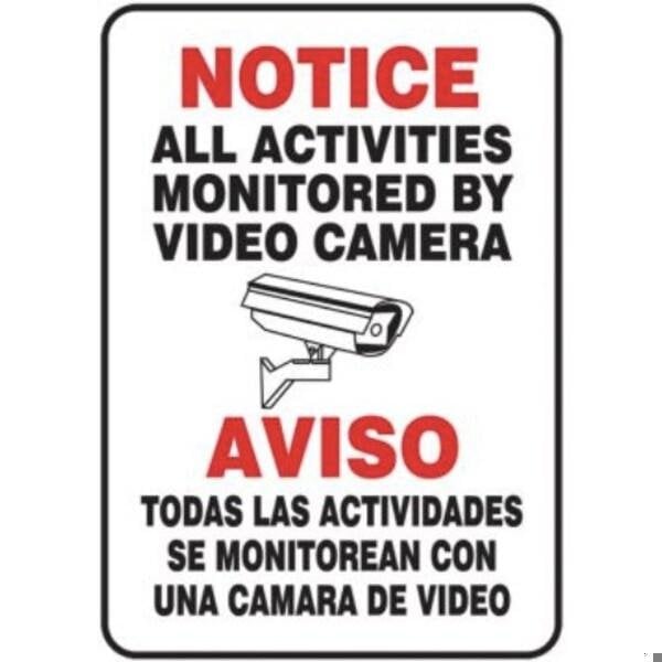 Accuform BILINGUAL NOTICE Safety Sign ALL SBMASE813XL SBMASE813XL - main